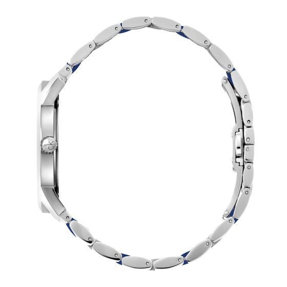 Calvin Klein City Chronograph Silver Dial Silver Steel Strap Watch for Men - K2G2G14X