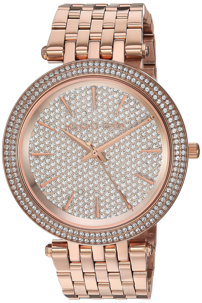 Michael Kors Darci Rose Gold Dial Rose Gold Steel Strap Watch for Women - MK3439
