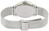 Calvin Klein Minimal White Dial Silver Mesh Bracelet Watch for Men - K3M2112Y