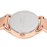 Coach Delancey Silver Dial Rose Gold Steel Strap Watch for Women - 14502355