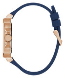 Guess Leo Chronograph Blue Dial Blue Silicone Strap Watch For Men - GW0637G3