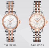Tissot Le Locle Automatic Small Lady Silver Dial Two Tone Steel Strap Watch For Women - T41.2.183.33