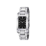 Burberry Heritage Black Dial Silver Steel Strap Watch For Women - BU9401
