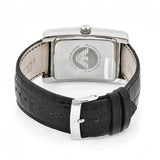 Emporio Armani Classic Black Dial Black Leather Strap Watch For Women - AR0144
