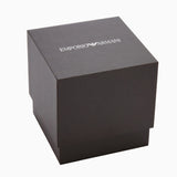 Emporio Armani Federica Three-Hand Date Blue Dial Silver Steel Strap Watch For Women - AR11593