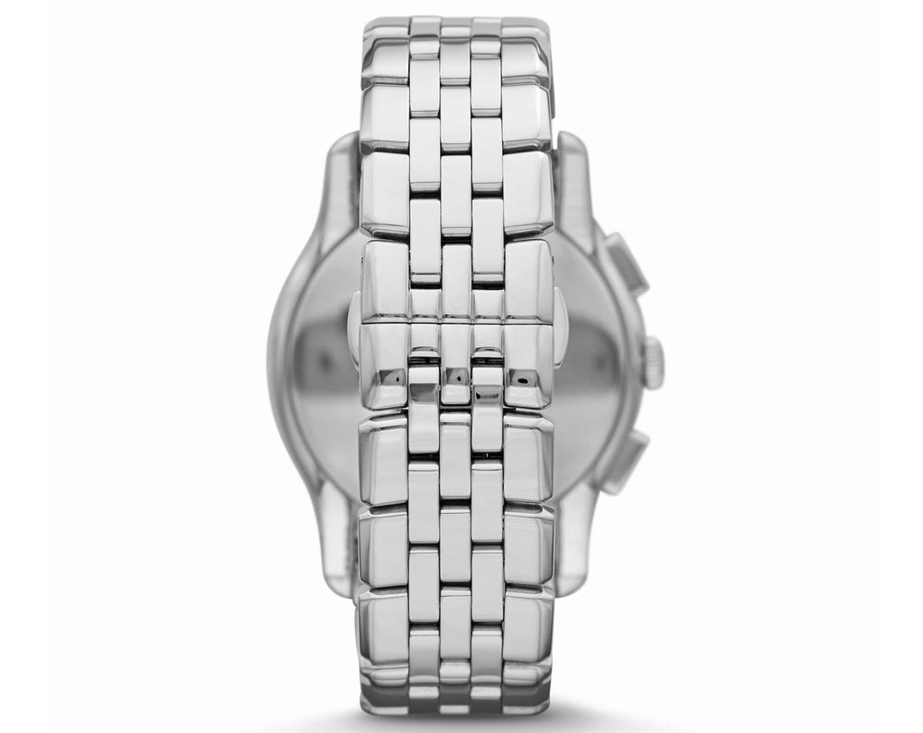 Emporio Armani Classic Navy Blue Dial Stainless Steel Watch For Men - AR1787