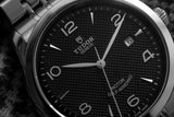 Tudor 1926 Automatic Black Dial Silver Steel Strap Watch for Men - M91650-0002