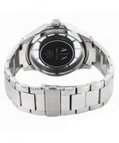 Armani Exchange Hampton Chronograph Black Dial Silver Steel Strap Watch For Men - AX2179