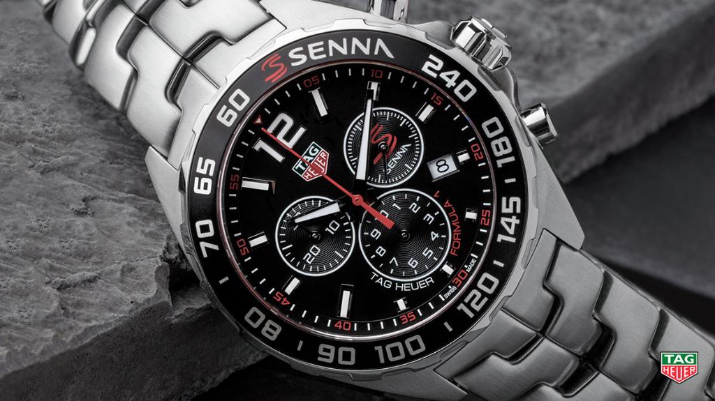 Tag Heuer Senna Black Dial Watch for Men - CAZ1015.BA0883