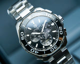 Tag Heuer Aquaracer Black Dial Watch for Men - CAY111A.BA0927