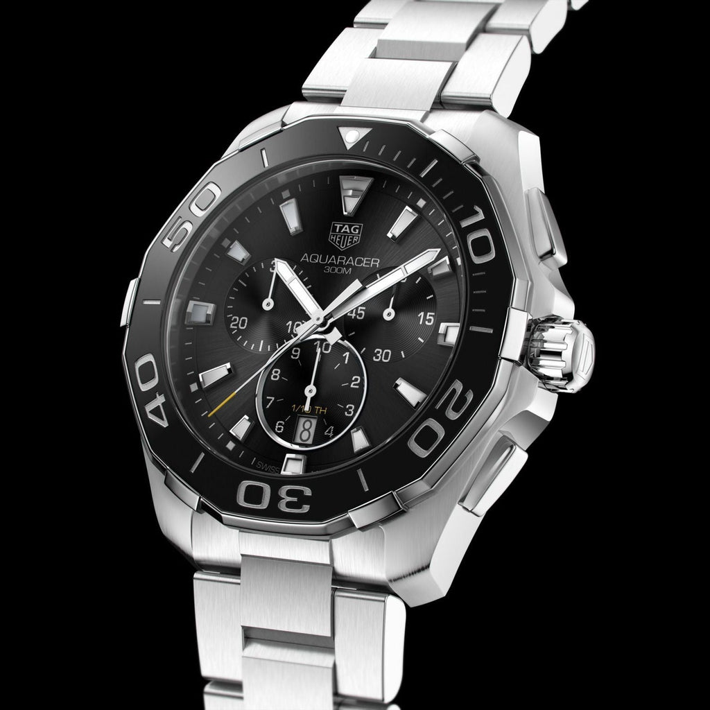 Tag Heuer Aquaracer Black Dial Watch for Men - CAY111A.BA0927