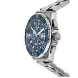 Tag Heuer Aquaracer Calibre 16 43mm Blue Dial Silver Steel Strap Watch for Men - CAY211B.BA0927