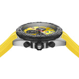 Tag Heuer Formula 1 Chronograph Yellow Dial Yellow Rubber Strap Watch for Men - CAZ101AM.FT8054