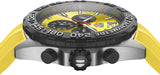 Tag Heuer Formula 1 Chronograph Yellow Dial Yellow Rubber Strap Watch for Men - CAZ101AM.FT8054