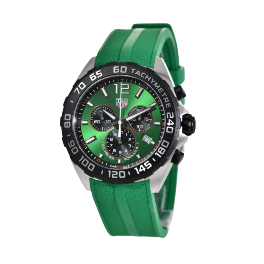 Tag Heuer Formula 1 Green Dial Watch for Men - CAZ101AP.FT8056