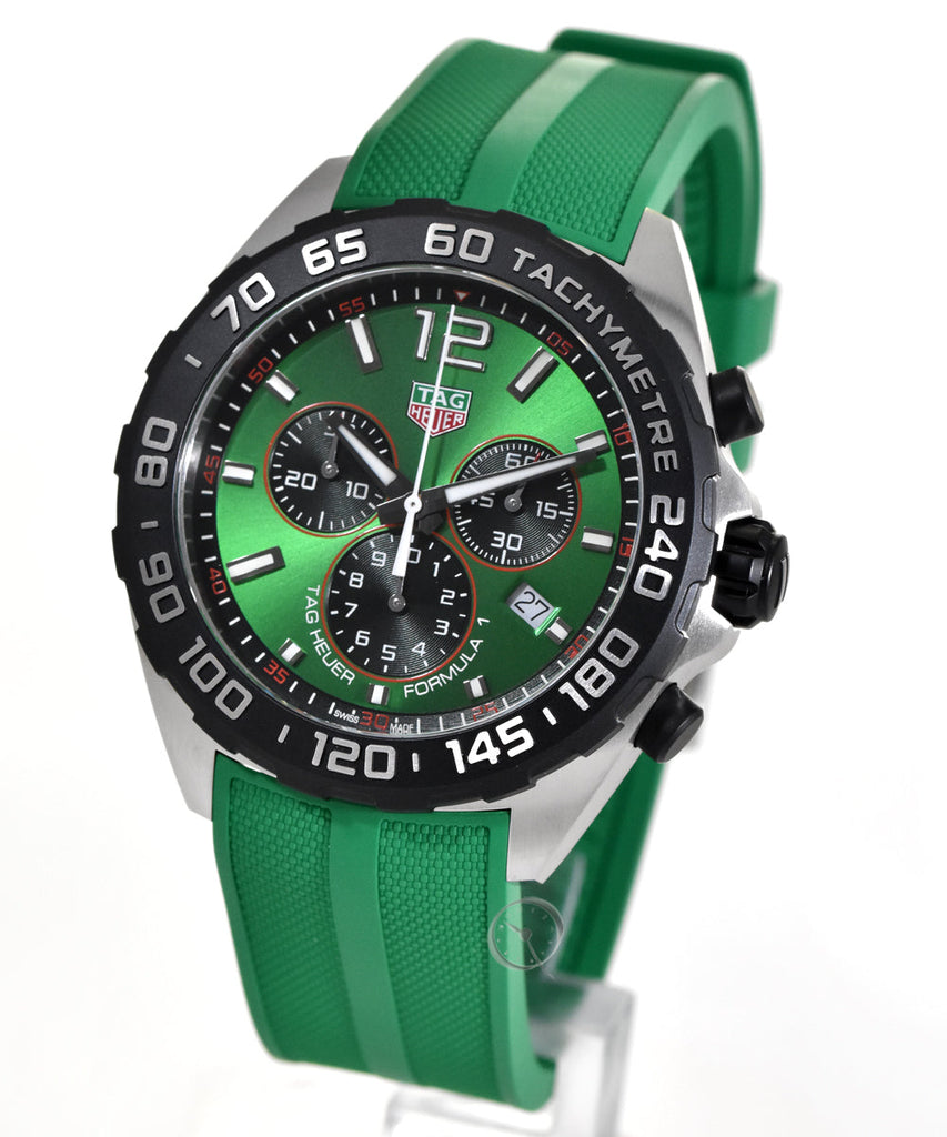 Tag Heuer Formula 1 Green Dial Watch for Men - CAZ101AP.FT8056
