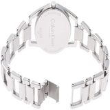 Calvin Klein Dainty Silver Dial Silver Steel Strap Watch for Women - K7L23146