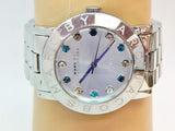 Marc Jacobs Amy White Dial Silver Steel Strap Watch for Women - MBM3140