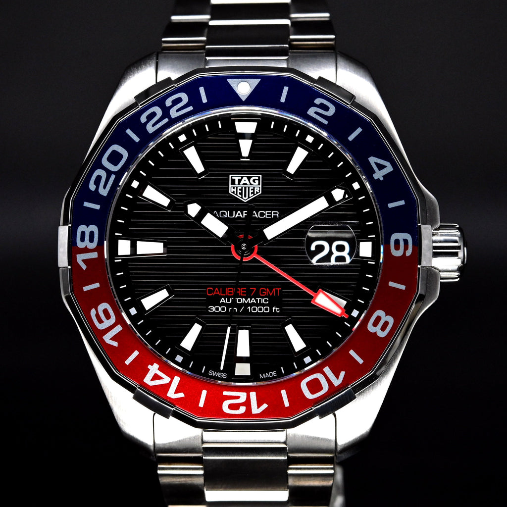 Tag Heuer Aquaracer Pepsi Black Dial Watch for Men - WAY201F.BA0927