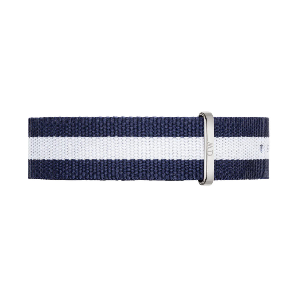 Daniel Wellington Classic Glasgow White Dial Two Tone NATO Strap Watch For Men - DW00100018