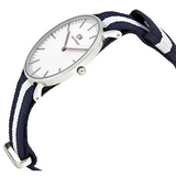 Daniel Wellington Classic Glasgow White Dial Two Tone NATO Strap Unisex Watch - DW00100047