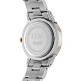 Daniel Wellington Iconic Link White Dial Two Tone Steel Strap Watch For Women - DW00100358
