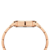 Daniel Wellington Iconic Link Emerald Green Dial Rose Gold Steel Strap Watch For Women - DW00100421