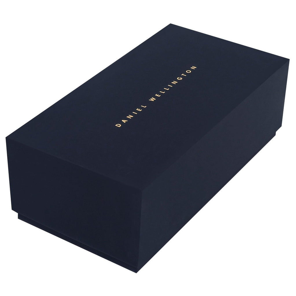 Daniel Wellington Iconic Link Pink Dial Silver Steel Strap Watch For Women - DW00100327