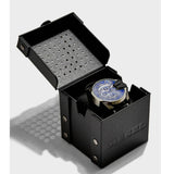 Diesel Mega Chief Chronograph Black Dial Grey Nylon Strap Watch For Men - DZ4523