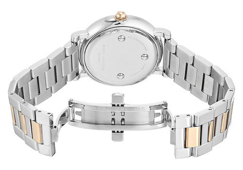 Marc Jacobs Roxy Silver Dial Two Tone Steel Strap Watch for Women - MJ3551