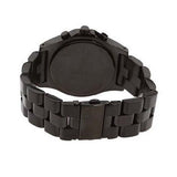 Marc Jacobs Blade Chronograph Black Dial Black Steel Strap Watch for Women - MBM3083