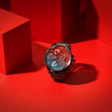 Diesel Mr Daddy 2.0 Chronograph Black Dial Black Steel Strap Watch For Men - DZ7395