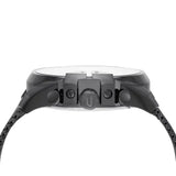 Diesel Mega Chief Chronograph Black Dial Black Mesh Strap Watch For Men - DZ4527