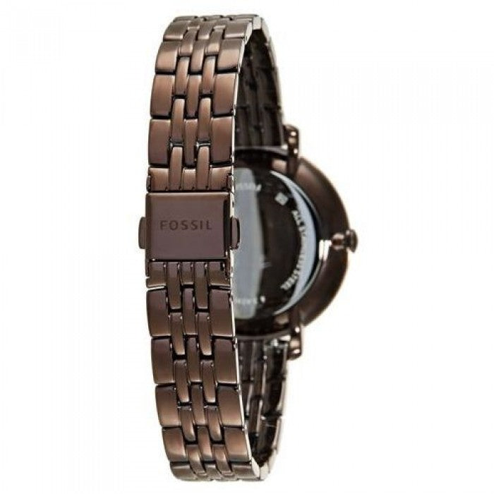 Fossil Jacqueline Brown Dial Brown Steel Strap Watch for Women - ES4275