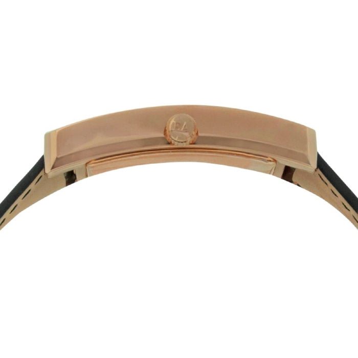 Emporio Armani Classic Black Dial Black Leather Strap Watch For Men - AR0168