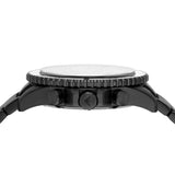 Emporio Armani Diver Chronograph Black Dial Black Steel Strap Watch For Men - AR80050