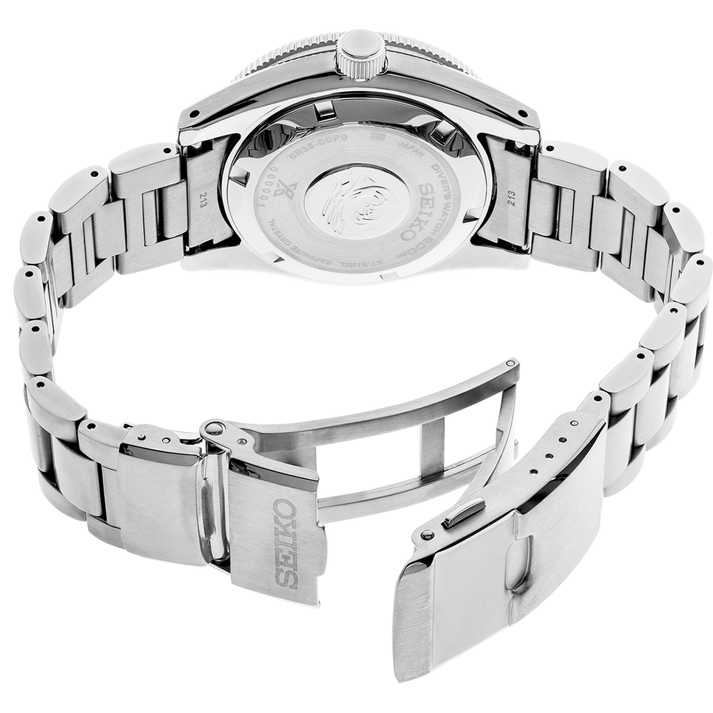 Seiko Prospex 1965 Modern Re Interpretation Automatic Black Dial Silver Steel Strap Watch For Men - SPB143J1