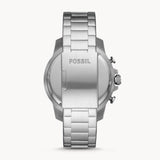 Fossil Bowman Chronograph Blue Dial Silver Steel Strap Watch for Men - FS5604