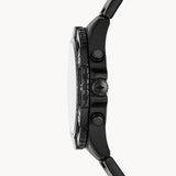 Fossil Riley Multifunction Black Dial Black Steel Strap Watch for Women - ES4519