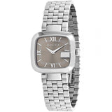 Gucci G-Gucci Brown Dial Silver Steel Strap Watch For Women - YA125413