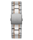 Guess Commander Chronograph Blue Dial Two Tone Steel Strap Watch for Men - GW0056G5