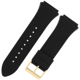 Guess Zeus Chronograph Diamonds Black Dial Black Silicone Strap Watch For Men - GW0208G2