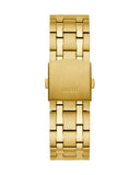 Guess Continental Gold Dial Gold Steel Strap Watch For Men - GW0260G4
