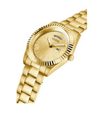 Guess Connoisseur Gold Dial Gold Steel Strap Watch for Men - GW0265G2