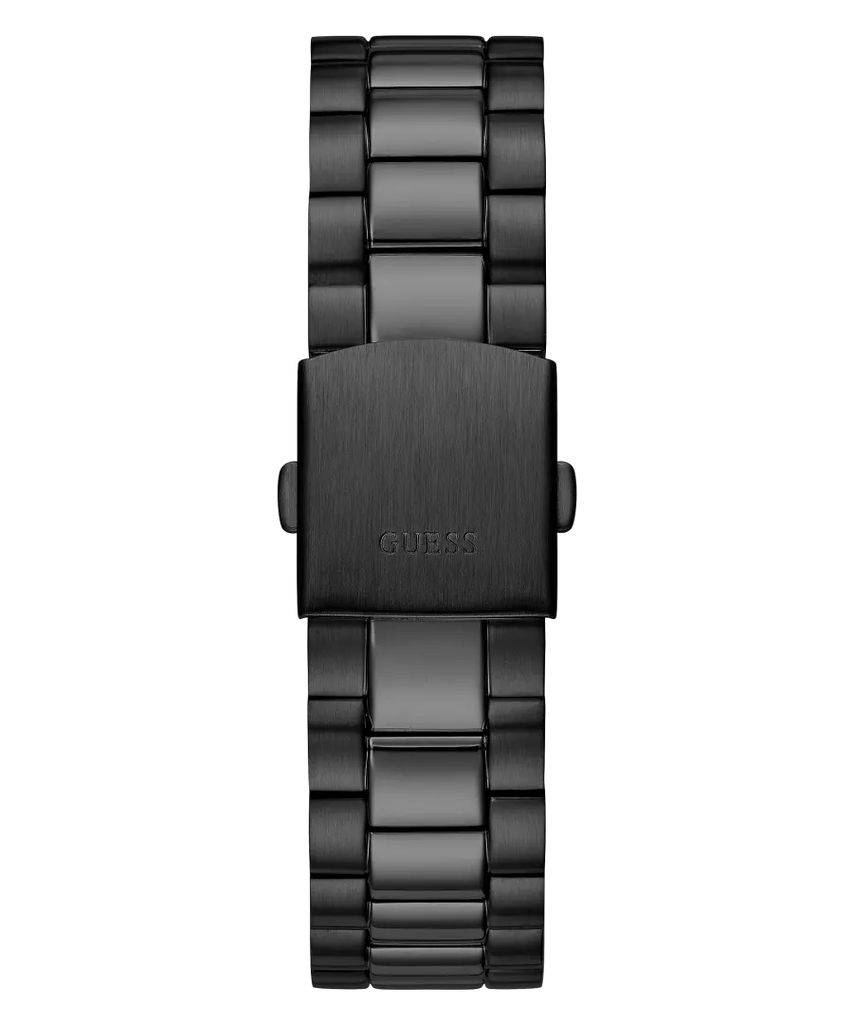 Guess Connoisseur Black Dial Black Steel Strap Watch for Men - GW0265G4