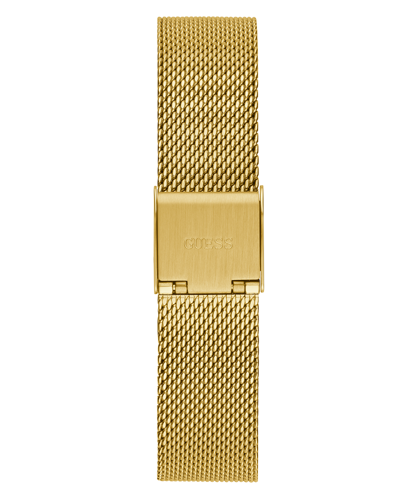 Guess Quartz Green Dial Gold Mesh Strap Watch For Women - GW0354L5