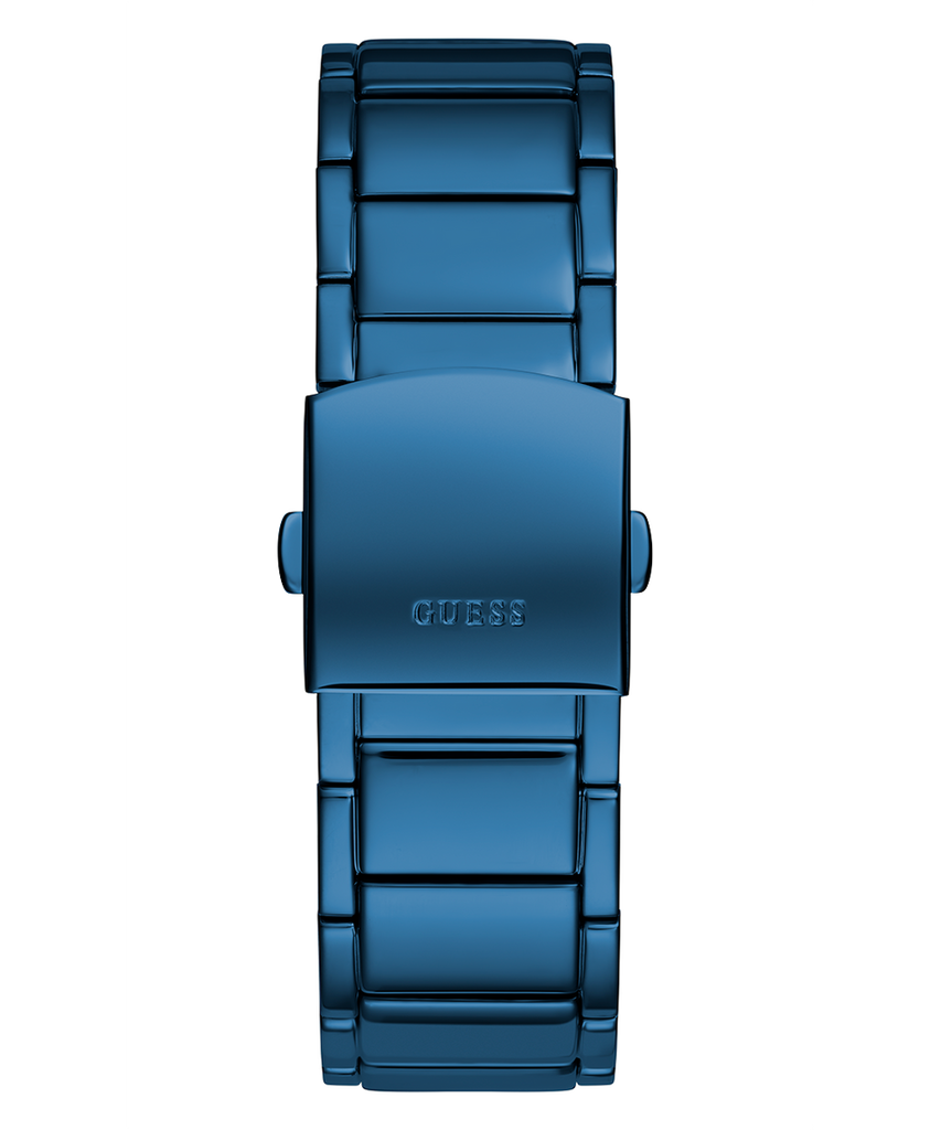 Guess Phoenix Blue Dial Blue Steel Strap Watch for Men  - GW0387G4