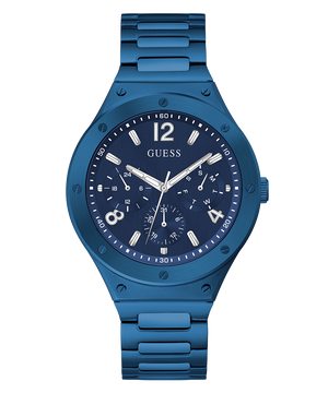 Guess Scope Multifunction Blue Dial Blue Steel Strap Watch for Men - GW0454G4