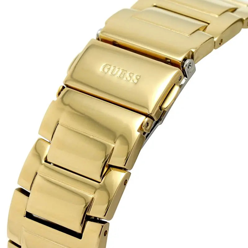 Guess Queen Quartz Gold Dial Gold Steel Strap Watch For Women - GW0464L2