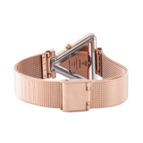 Guess Fame Diamonds Rose Gold Dial Rose Gold Mesh Bracelet Watch for Women - GW0508L3